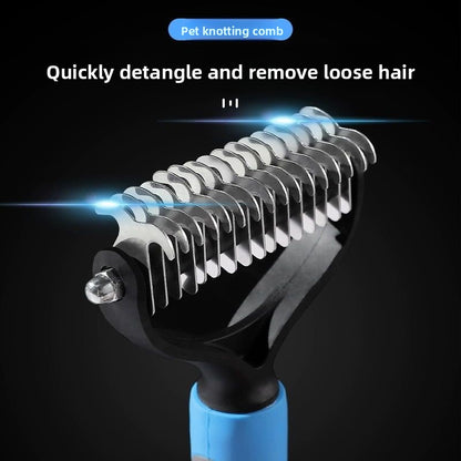 Pet grooming device