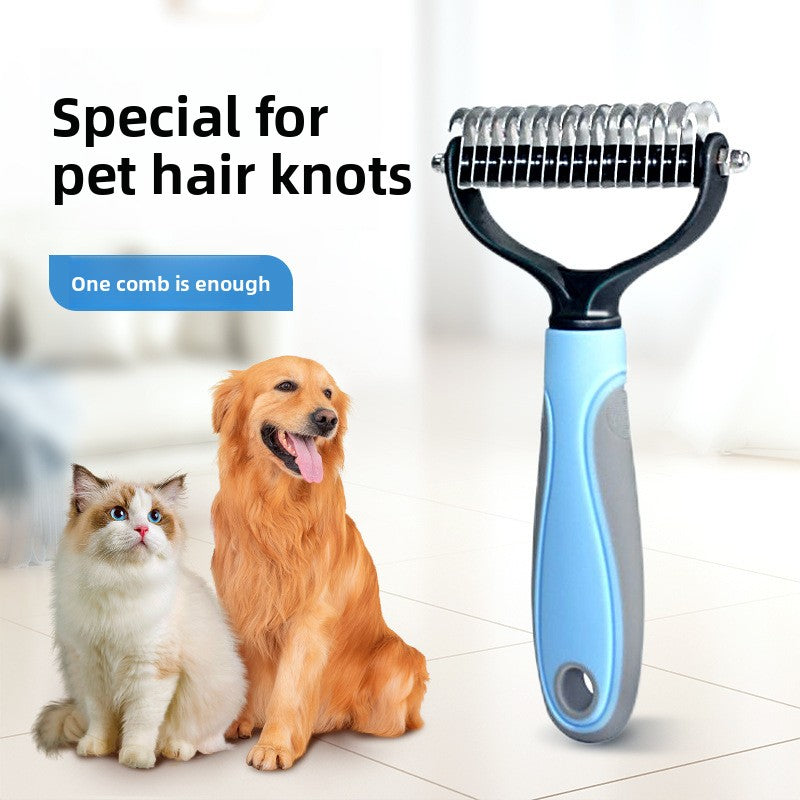 Pet grooming device