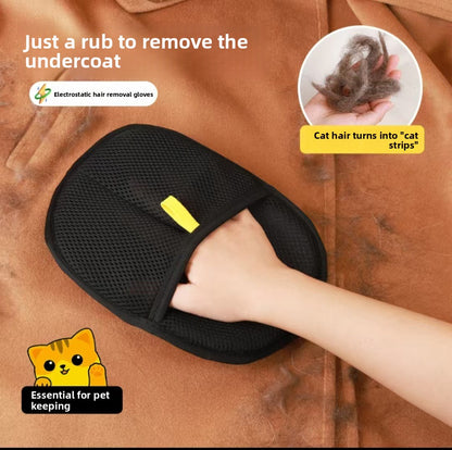 Pet Hair Removal Electrostatic Gloves