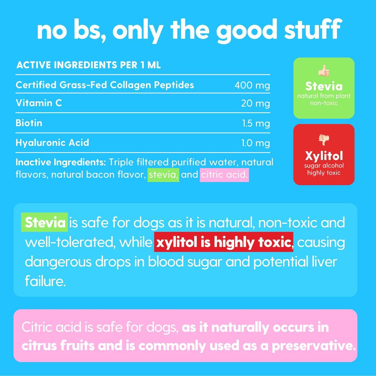 120ml Pet Collagen Drops